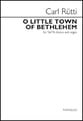 O Little Town of Bethlehem SATB choral sheet music cover
